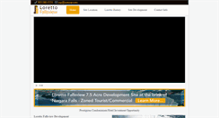Desktop Screenshot of lorettofallsview.com